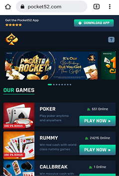 Pocket52 app download