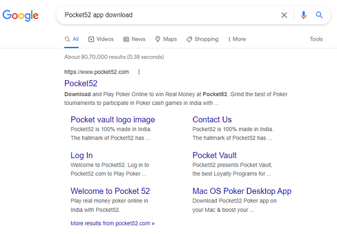 Pocket 52 app download