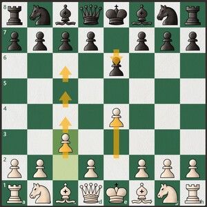 the rules for how the elephant in chess moves