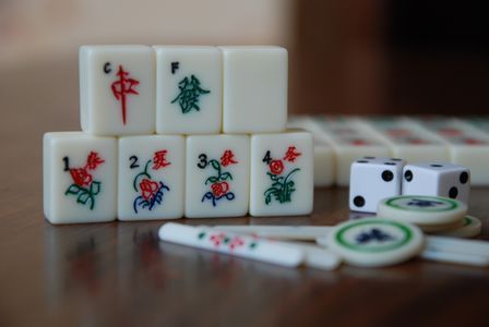 Mahjong rummy tiles