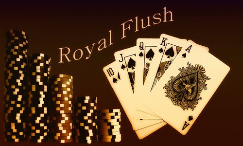 Royal flush in poker