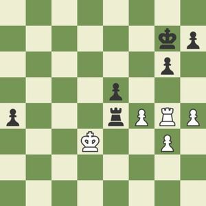 Grandmaster Efim Geller’s pawn and rook endgame winning chess moves against Grandmaster Salomon Flohr