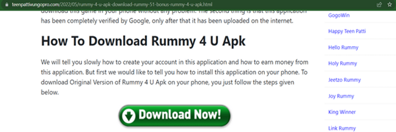 download rummy 4 u app