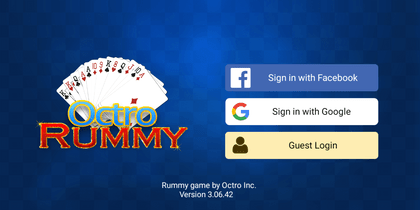 Sign in Octro Rummy