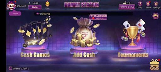 types of games in Rummy Station