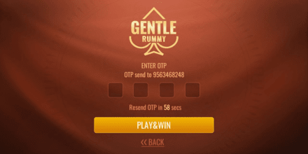  Gentle Rummy app  register