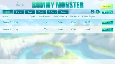  Rummy Monster App Games