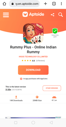 Download Rummy Plus App