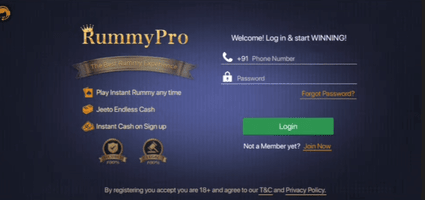Register Rummy Pro
