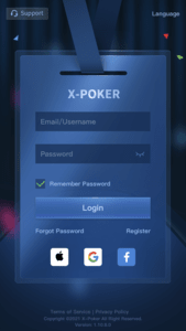 x-poker register