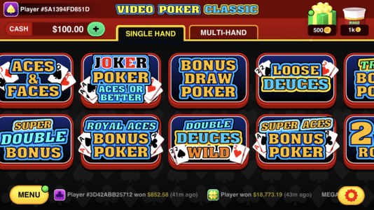 Video Poker Classic app