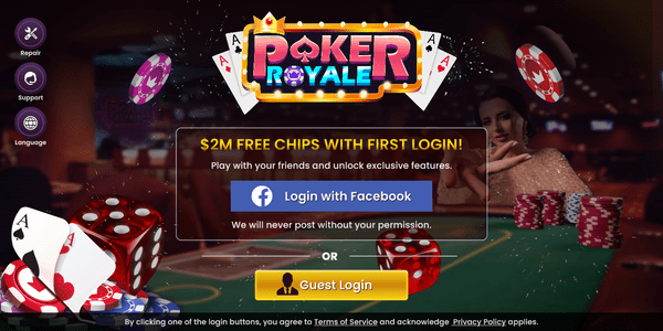 poker royale register