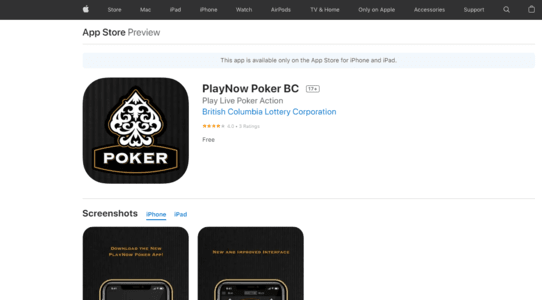 playnow poker ios app