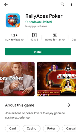  RallyAces Poker Download APK